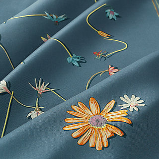 I Like Flowers scarf 70 - Blue | Hermès Saudi Arabia
